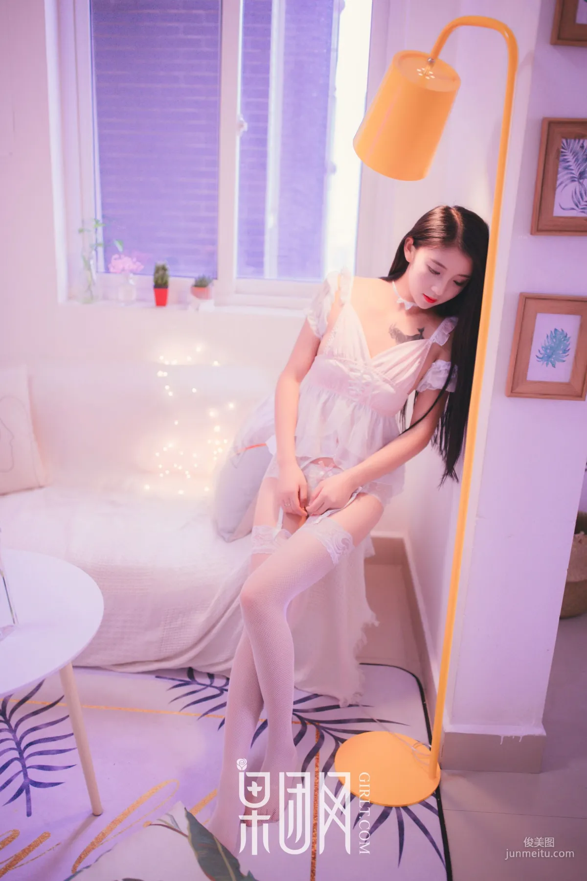 Pure Goddess in White Gauze, Charming and Alluring! [Girlt] No.027 Photo Set photo 1