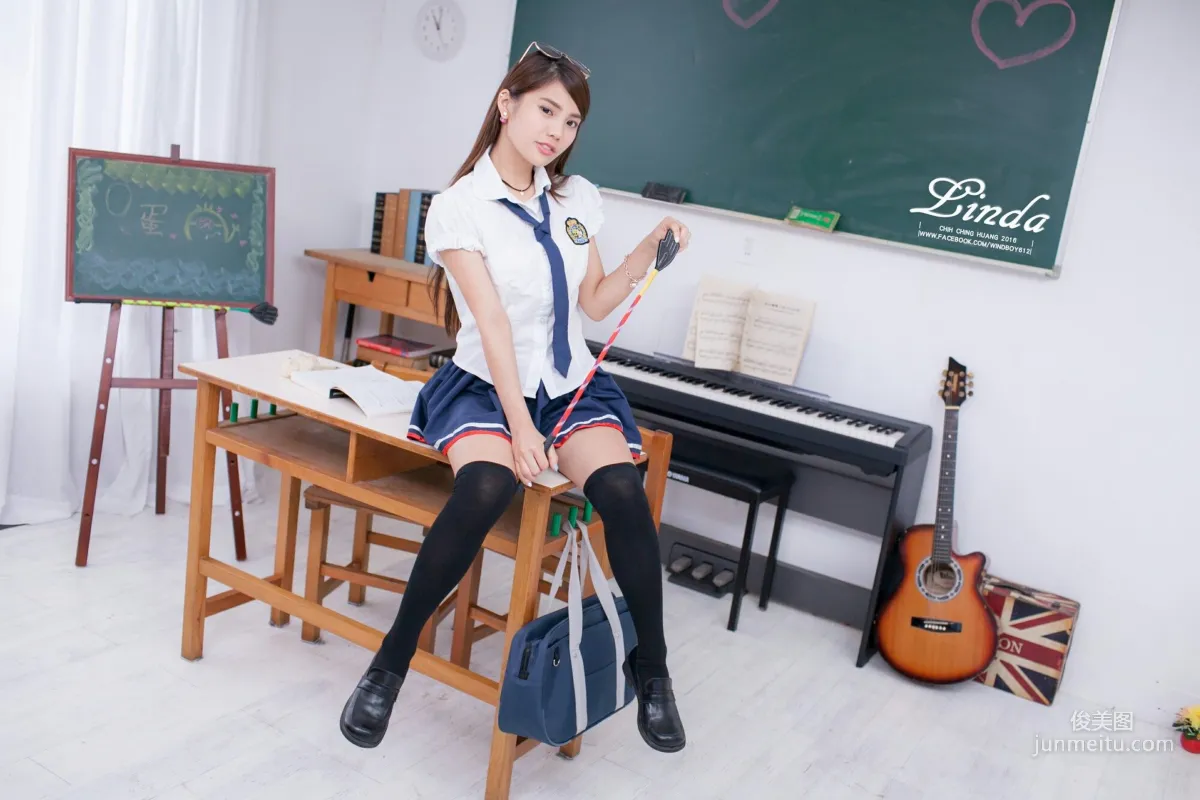 [Taiwan Beauties] Linda (Lin Yizhen), Sweet Junior Schoolmate Photo Set photo 4