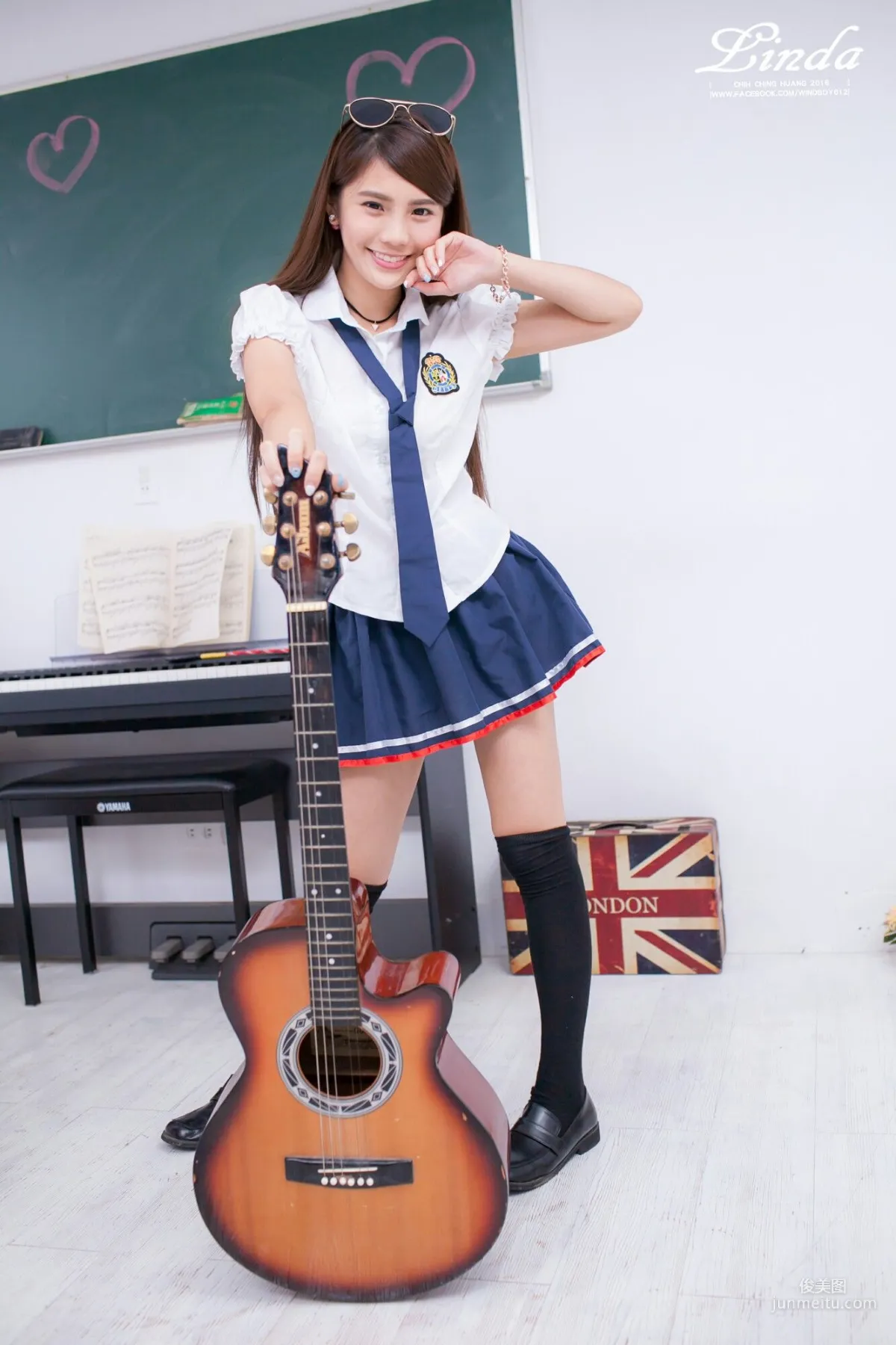 [Taiwan Beauties] Linda (Lin Yizhen), Sweet Junior Schoolmate Photo Set photo 40