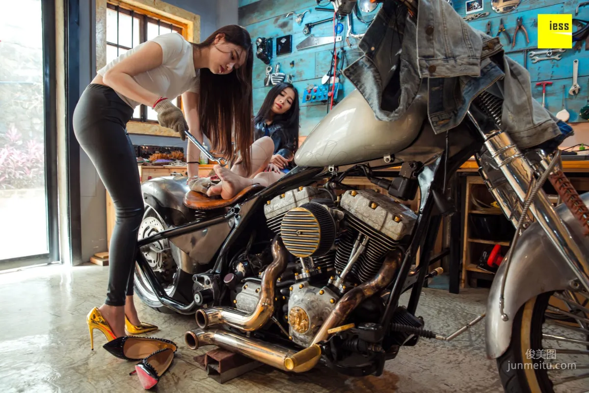 DJ Jiajia Classic Motorcycle Love [IESS] Devil Wednesday Special Issue 22 Photo Set photo 67
