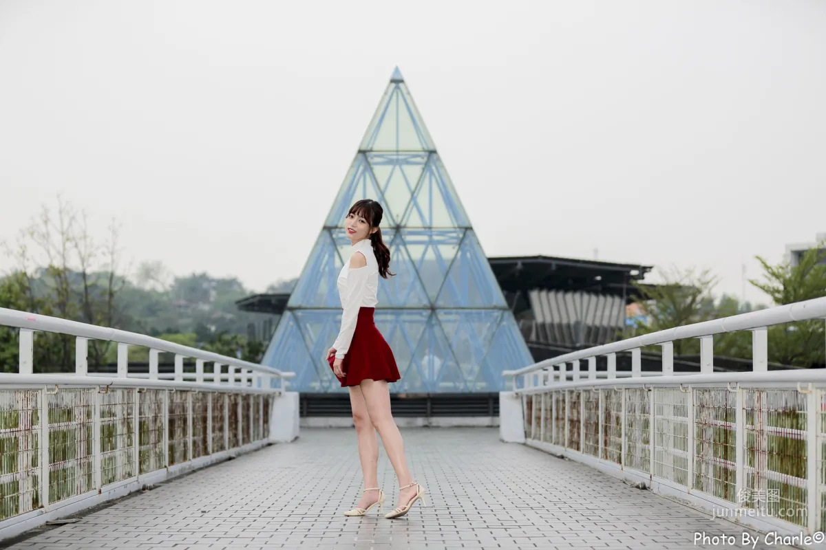 [Taiwan Beauties] Lijia Peng (Lady Yiyi) Yuanshan Flower Expo Outdoor Shoot Photo Set photo 53