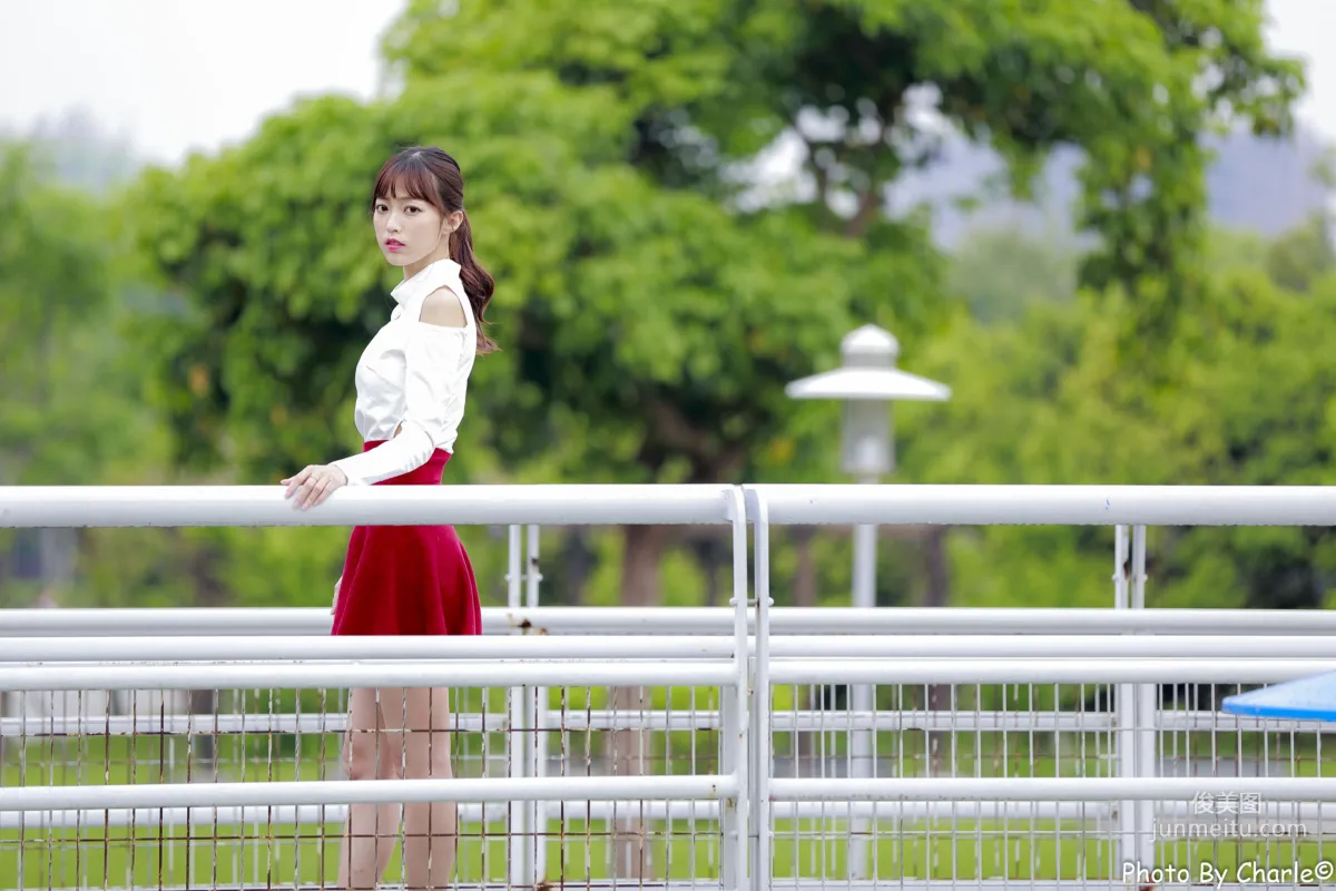 [Taiwan Beauties] Lijia Peng (Lady Yiyi) Yuanshan Flower Expo Outdoor Shoot Photo Set photo 68