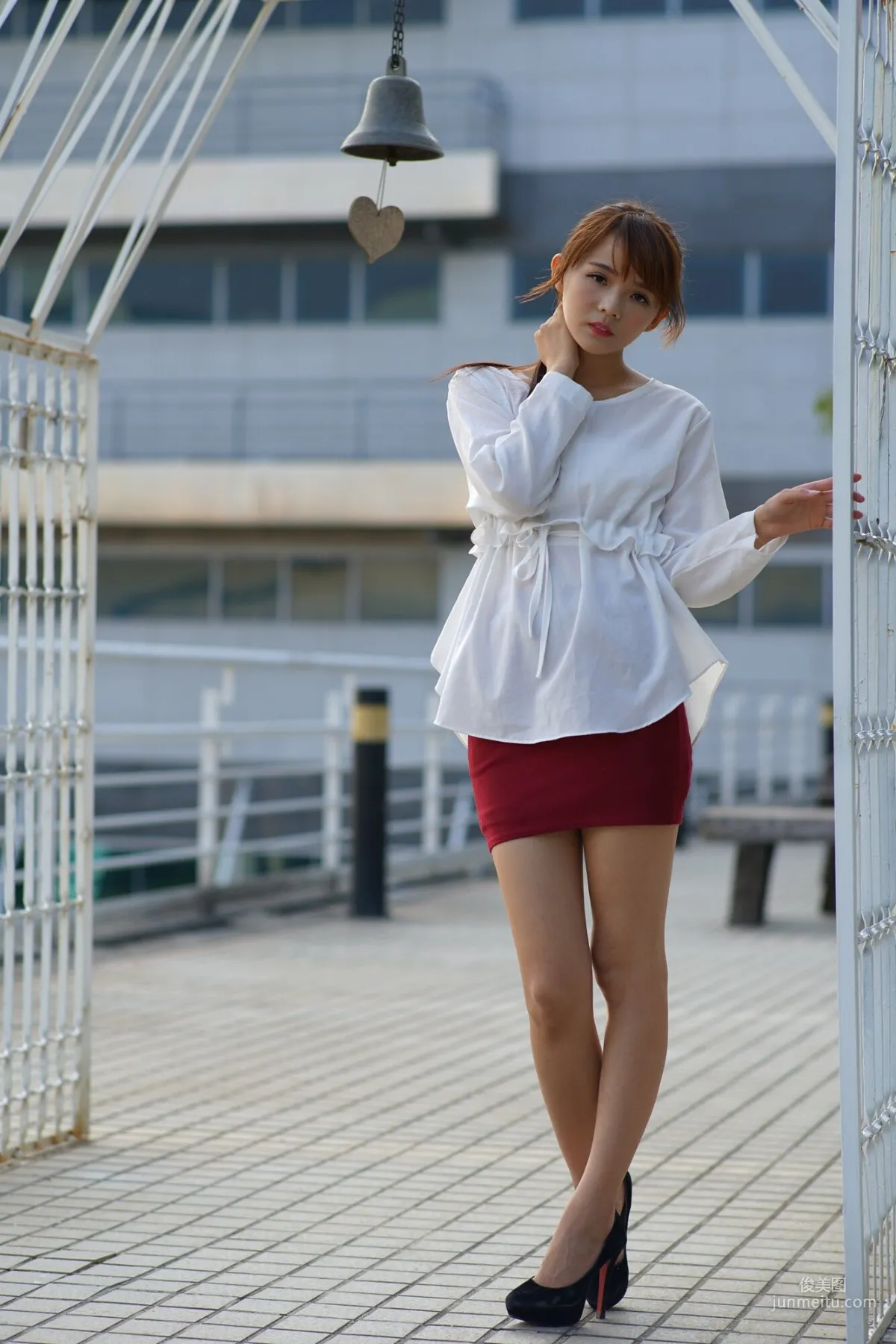 [Taiwan Beauties] Su Yuyuan, Wuri High Speed Rail, Street Snap Pencil Skirt, Photo Set photo 36