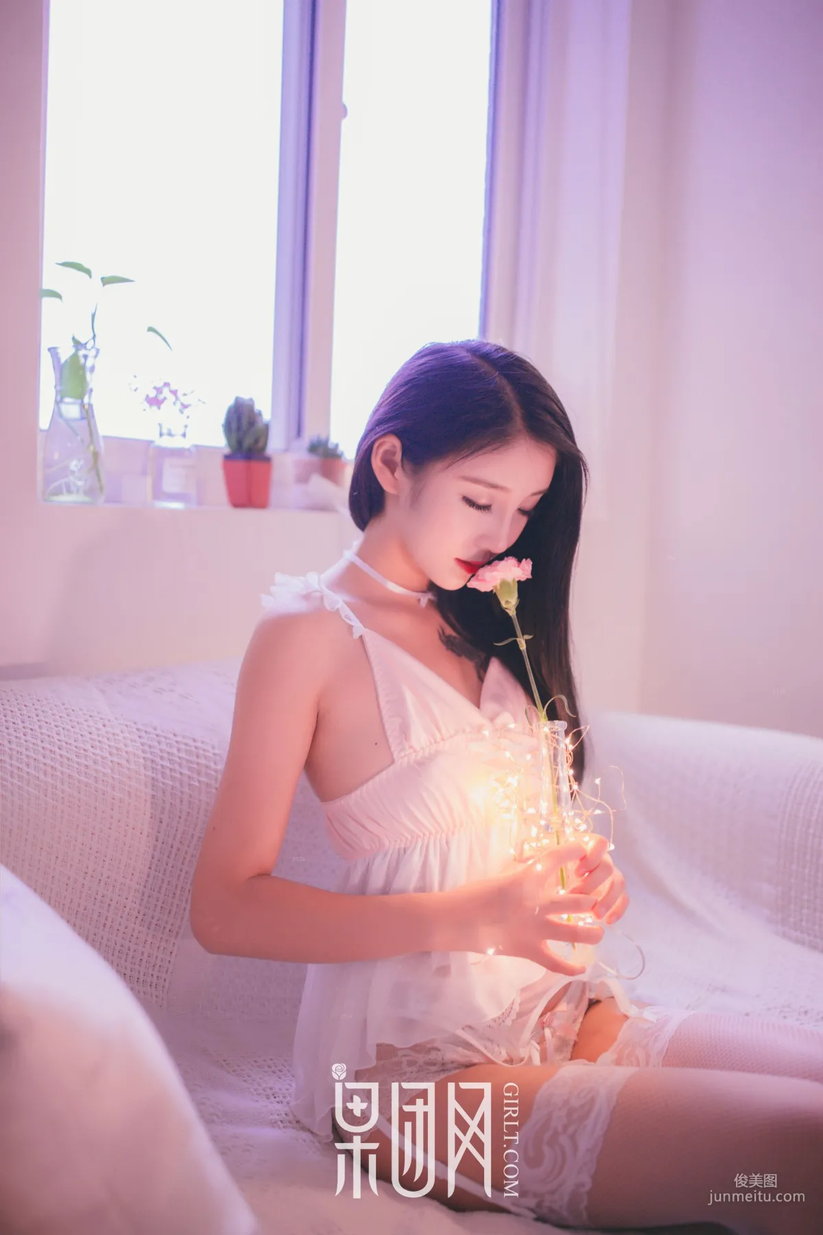 Pure Goddess in White Gauze, Charming and Alluring! [Girlt] No.027 Photo Set photo 18