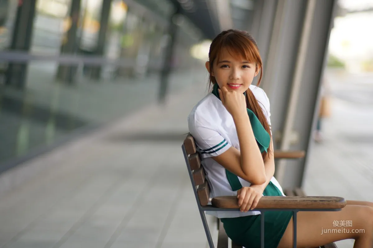 [Taiwan Beauties] Su Yuyuan Wuri High Speed Rail - Flight Attendant Uniform Photo Set photo 105