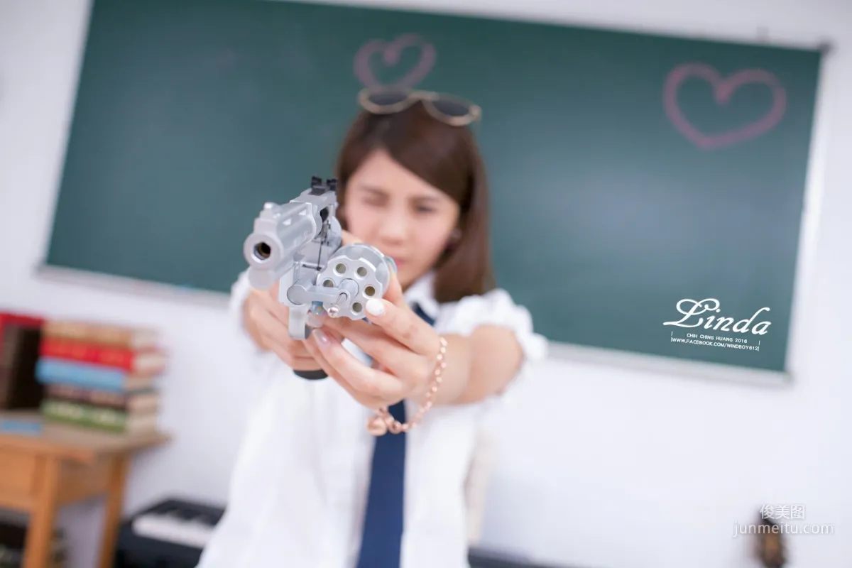 [Taiwan Beauties] Linda (Lin Yizhen), Sweet Junior Schoolmate Photo Set photo 32