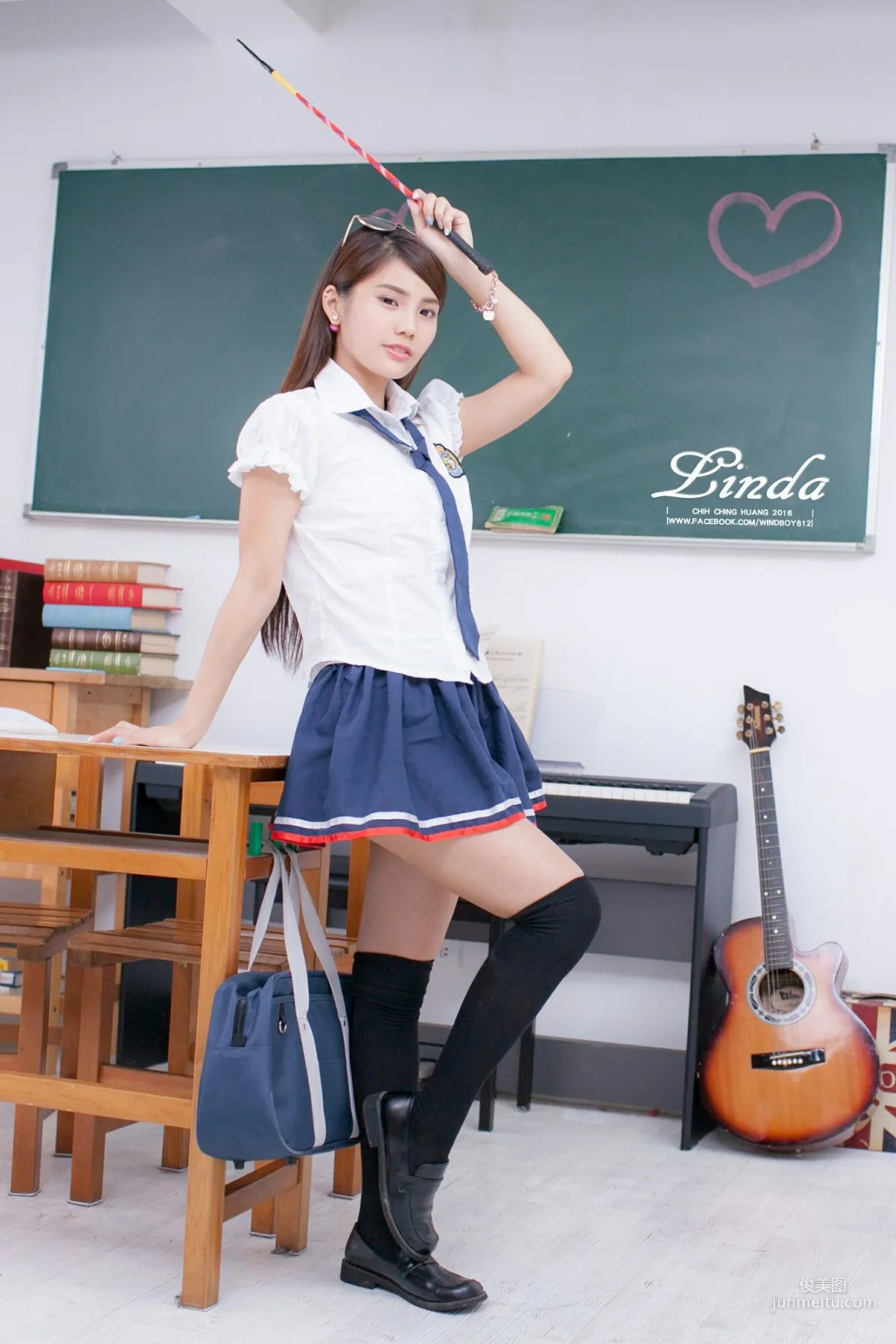 [Taiwan Beauties] Linda (Lin Yizhen), Sweet Junior Schoolmate Photo Set photo 2