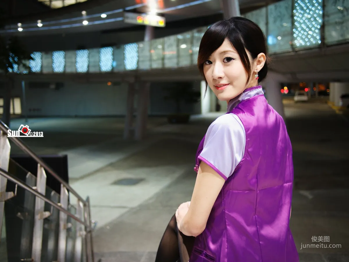 [Taiwan Beauties] Lin Mojing - Harley Policewoman and Flight Attendant Photo Set photo 41