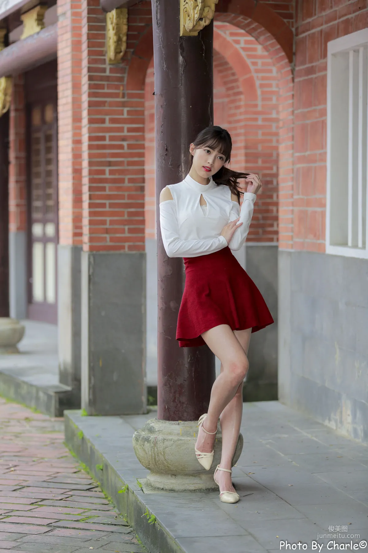 [Taiwan Beauties] Lijia Peng (Lady Yiyi) Yuanshan Flower Expo Outdoor Shoot Photo Set photo 35