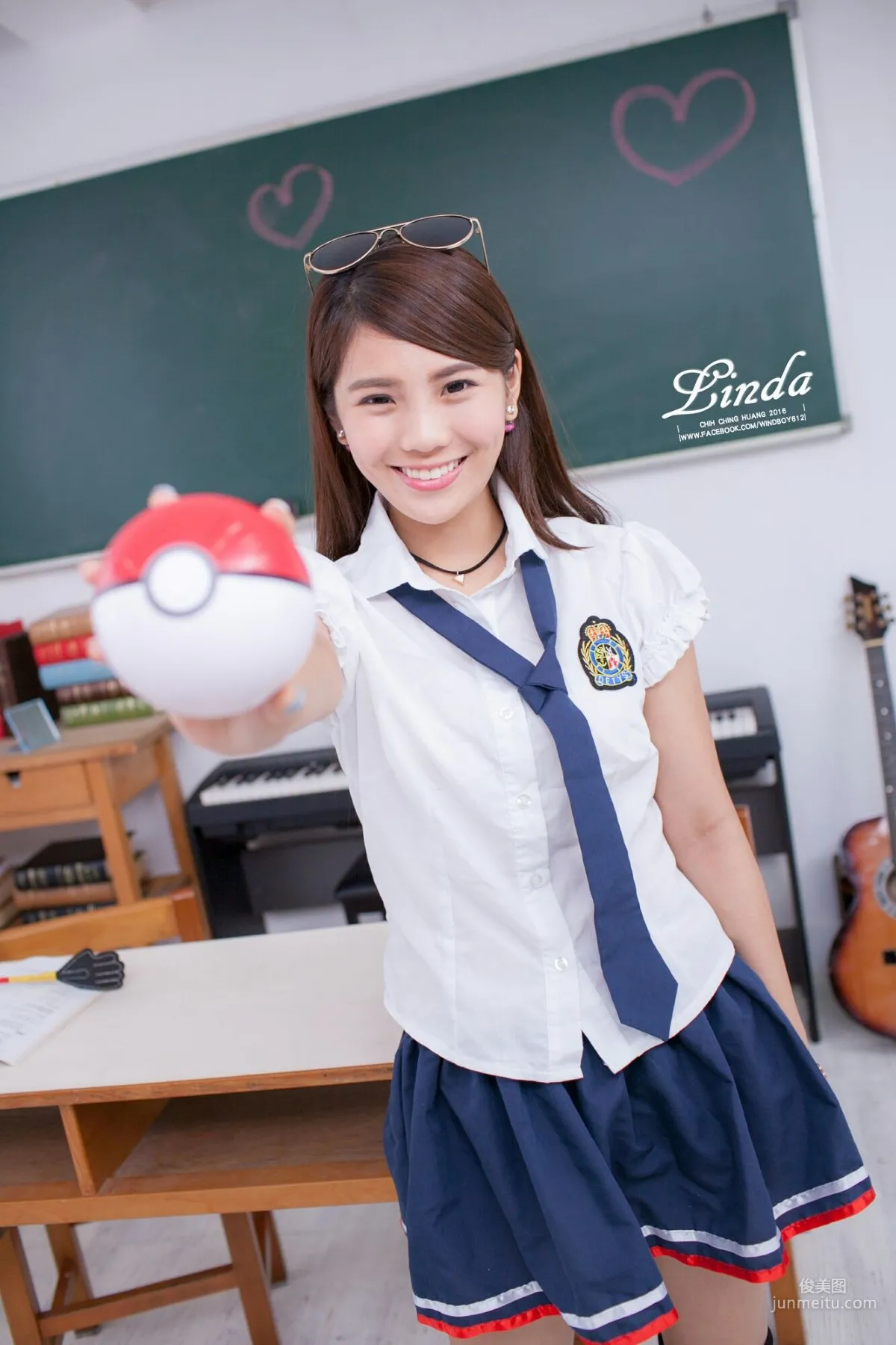 [Taiwan Beauties] Linda (Lin Yizhen), Sweet Junior Schoolmate Photo Set photo 17