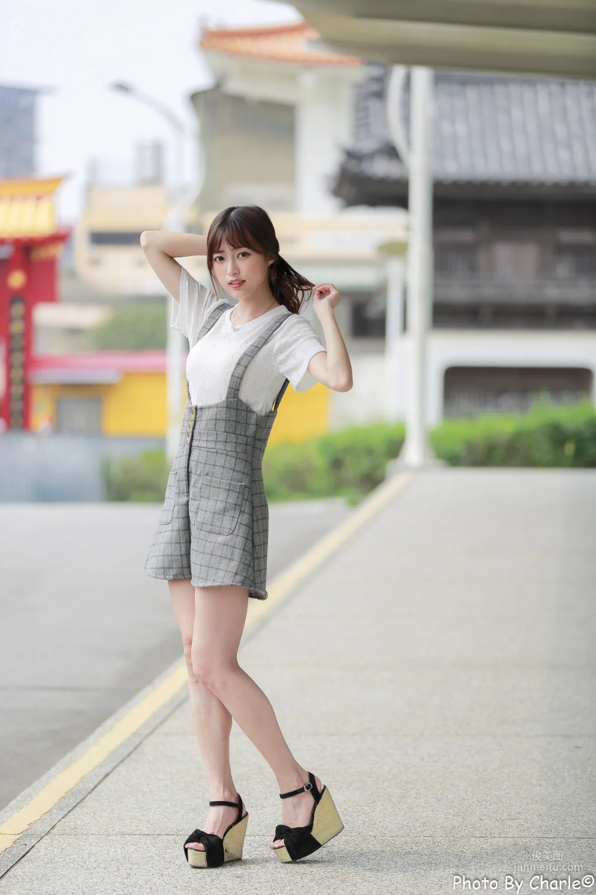 [Taiwan Beauties] Lijia Peng (Lady Yiyi) Yuanshan Flower Expo Outdoor Shoot Photo Set photo 7