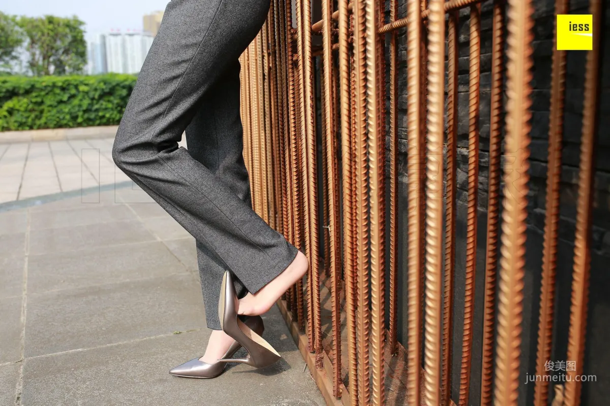 Shuang Shuang, Mature Woman Short Stockings and Suit Pants [IESS] Silk Enjoyer 231 Photo Set photo 65
