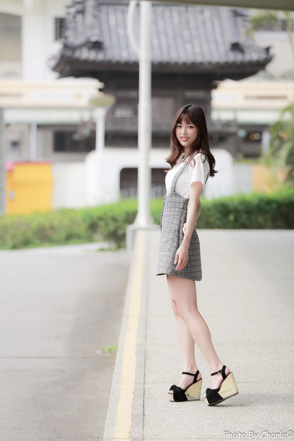 [Taiwan Beauties] Lijia Peng (Lady Yiyi) Yuanshan Flower Expo Outdoor Shoot Photo Set photo 3