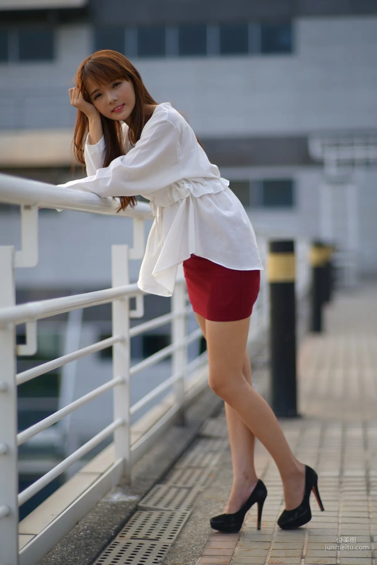 [Taiwan Beauties] Su Yuyuan, Wuri High Speed Rail, Street Snap Pencil Skirt, Photo Set photo 50