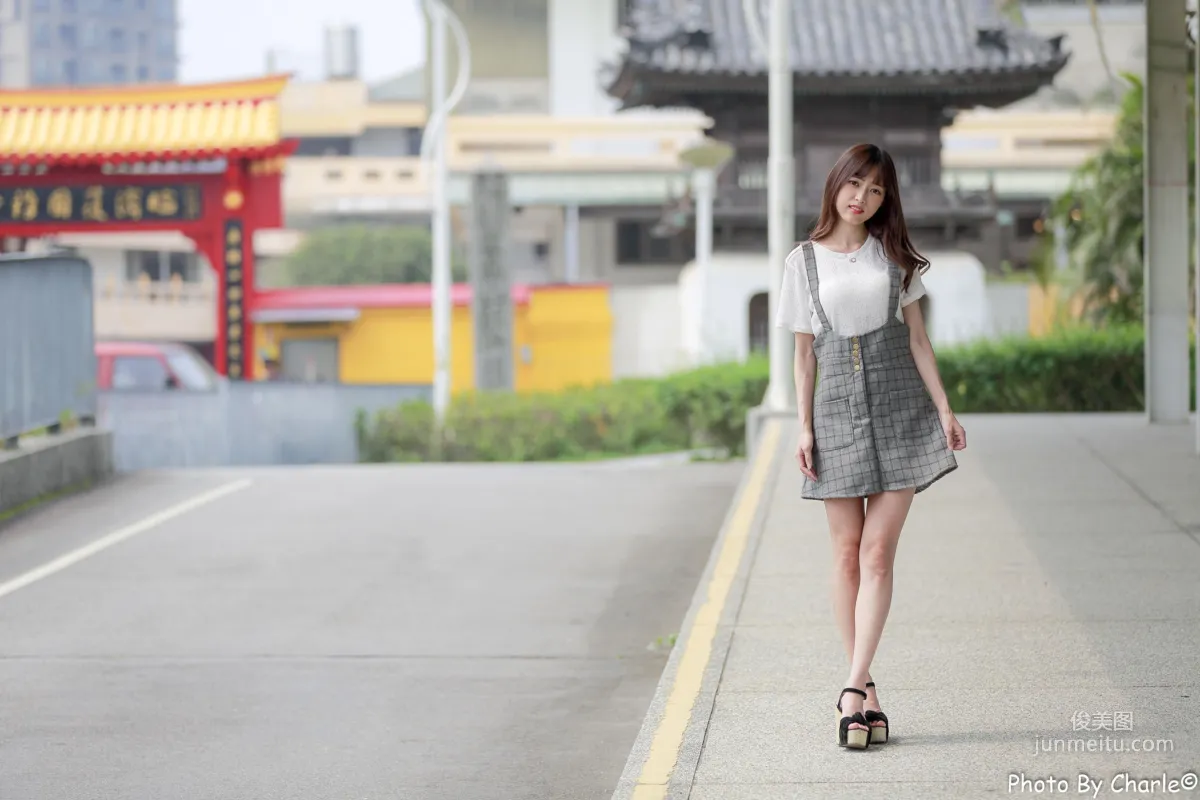 [Taiwan Beauties] Lijia Peng (Lady Yiyi) Yuanshan Flower Expo Outdoor Shoot Photo Set photo 5