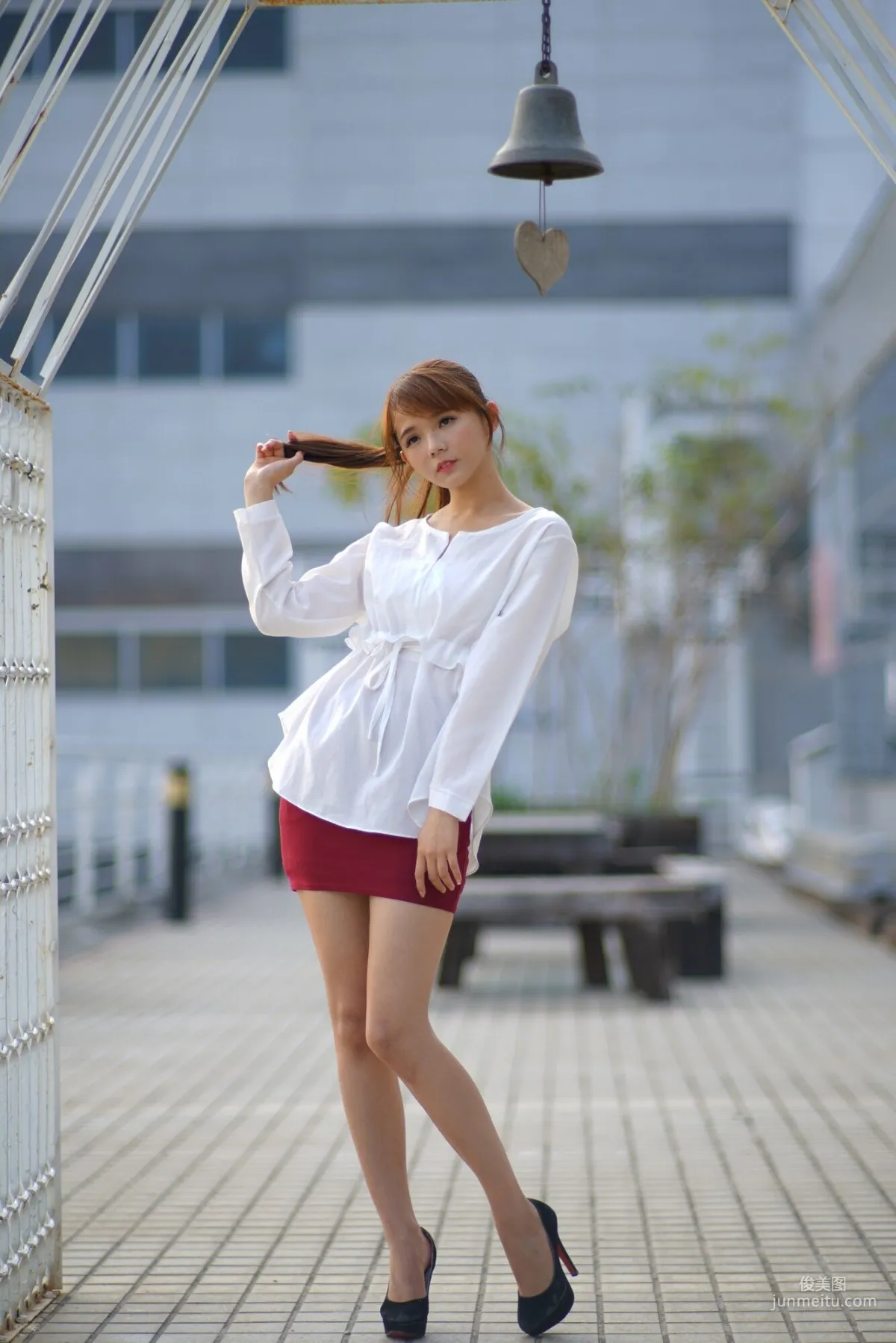 [Taiwan Beauties] Su Yuyuan, Wuri High Speed Rail, Street Snap Pencil Skirt, Photo Set photo 55