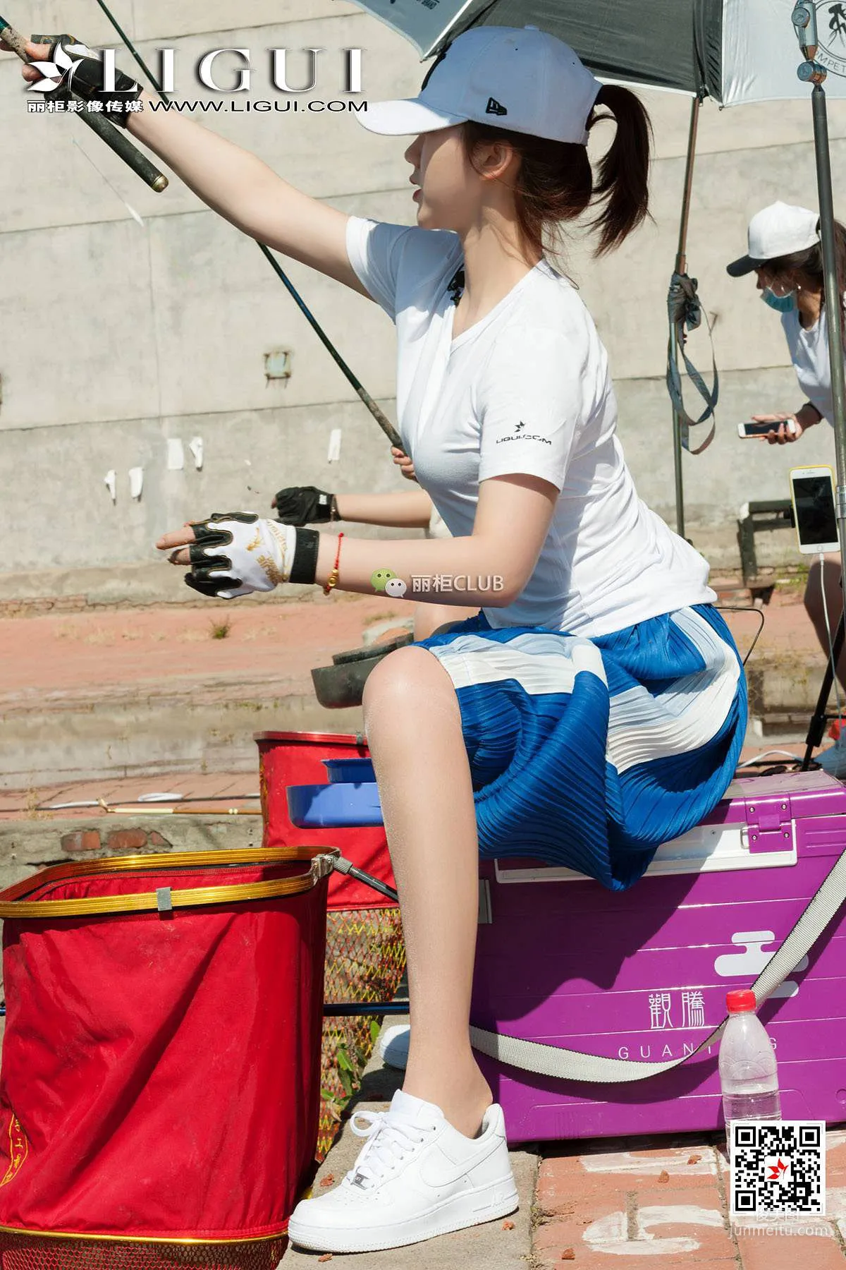 Leg Models Xiao Xiao and Ran Ran, Fishing Line Silk Feet [Ligui] Beautiful Legs and Jade Feet Photo Set photo 39