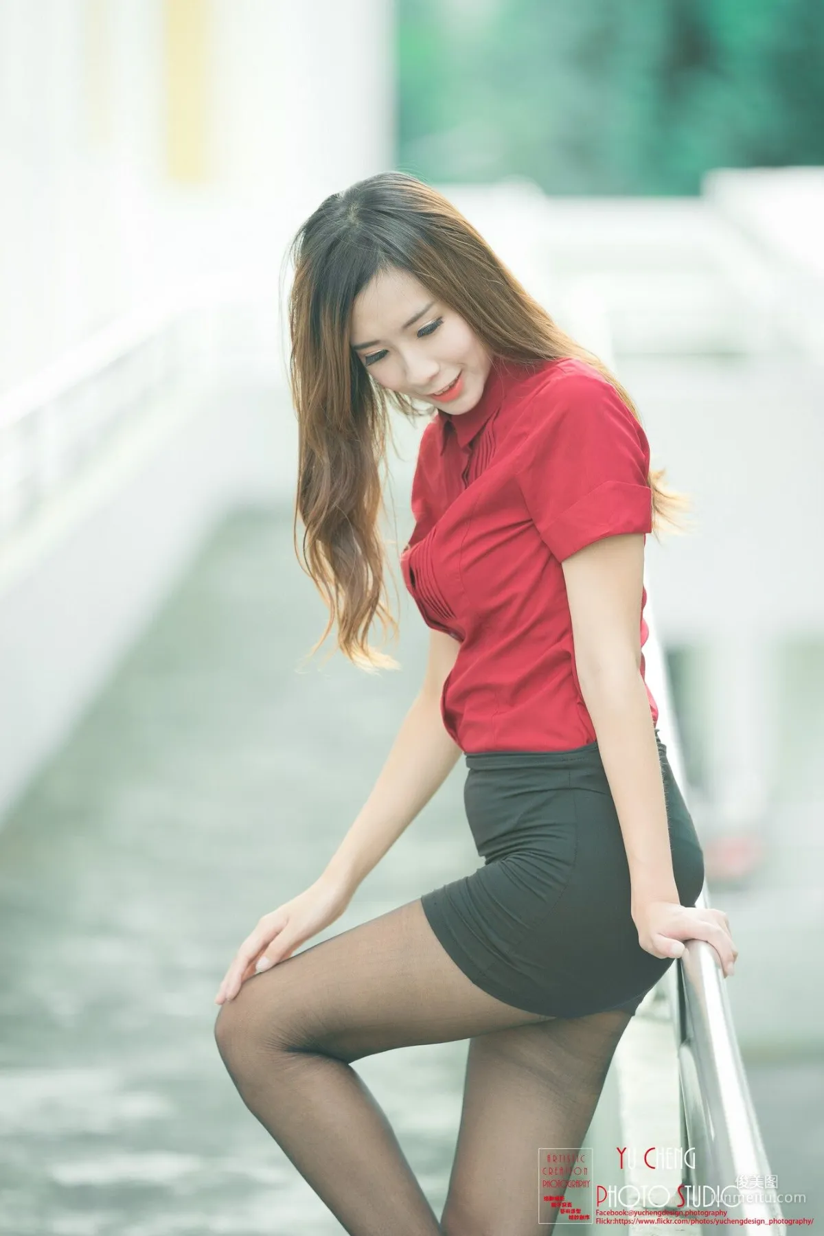 [Taiwan Beauties] Li Jiarong Zhongzheng Martial Arts Arena Outdoor Shoot Photo Set photo 27