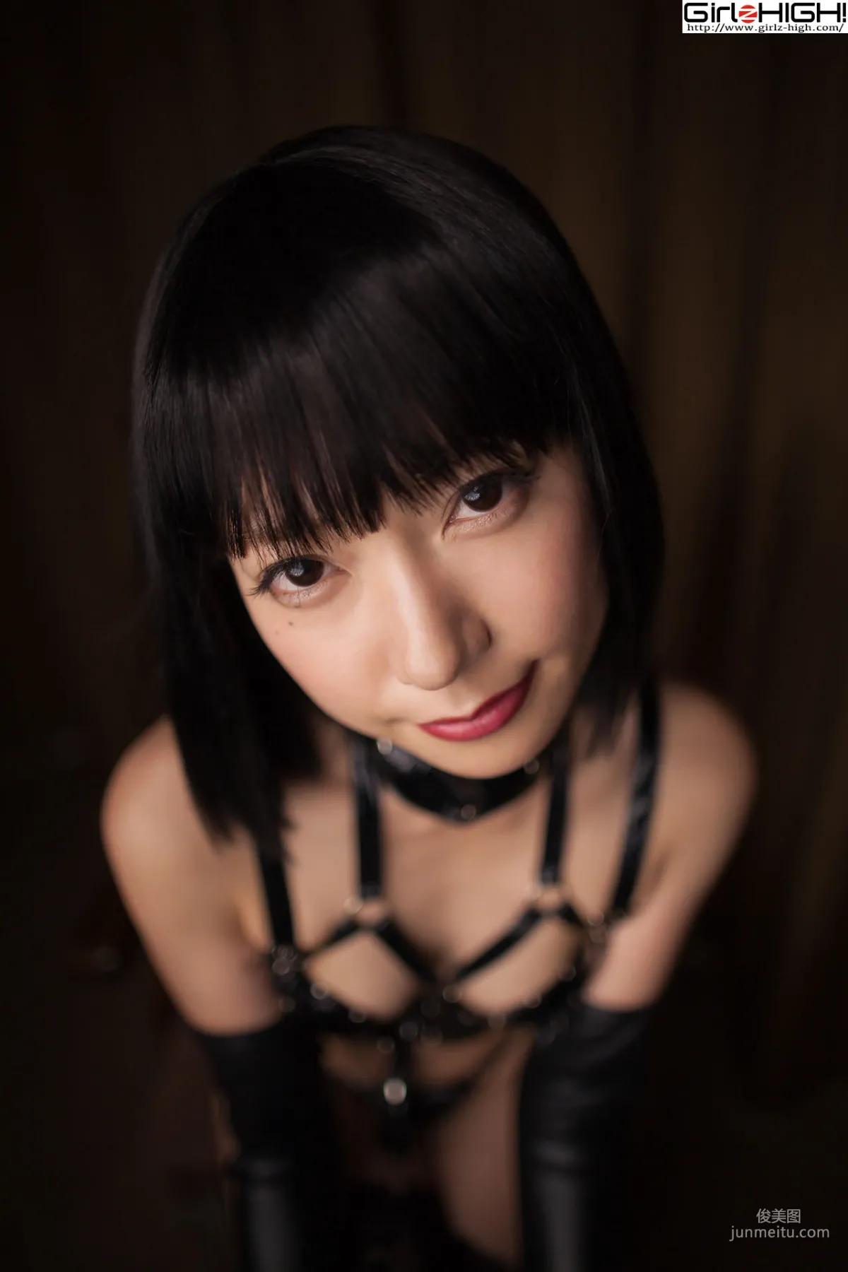 [Girlz-High] Ui Mita - Leather Jacket and Long Boots Training Series - buno_041_003 Photo Set photo 17