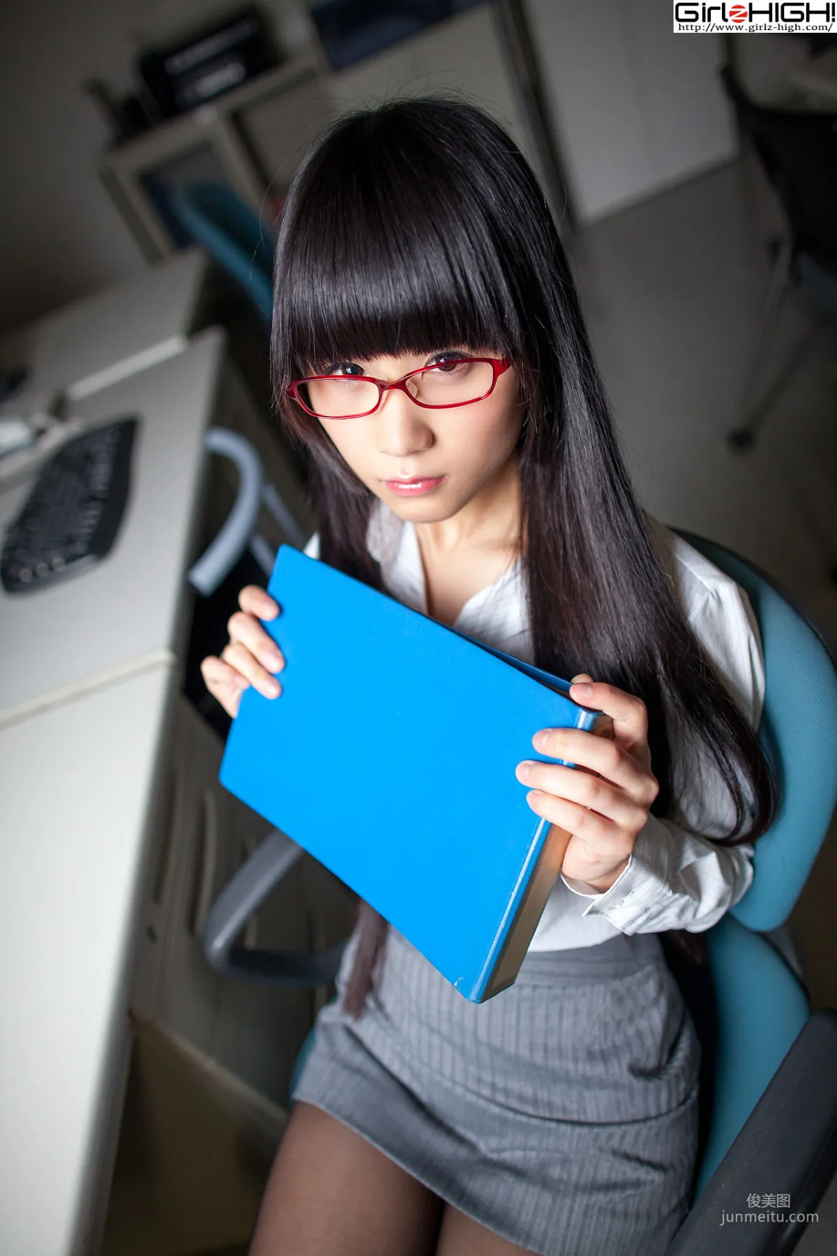 [Girlz-High] Eri Kitami, Black Stockings Temptation - buno_027_001 Photo Set photo 4