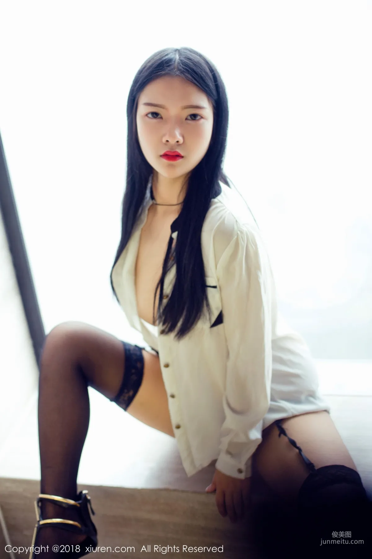 Ling Xier, Aloof European Size Schoolgirl [XiuRen] No.1008 Photo Set photo 7