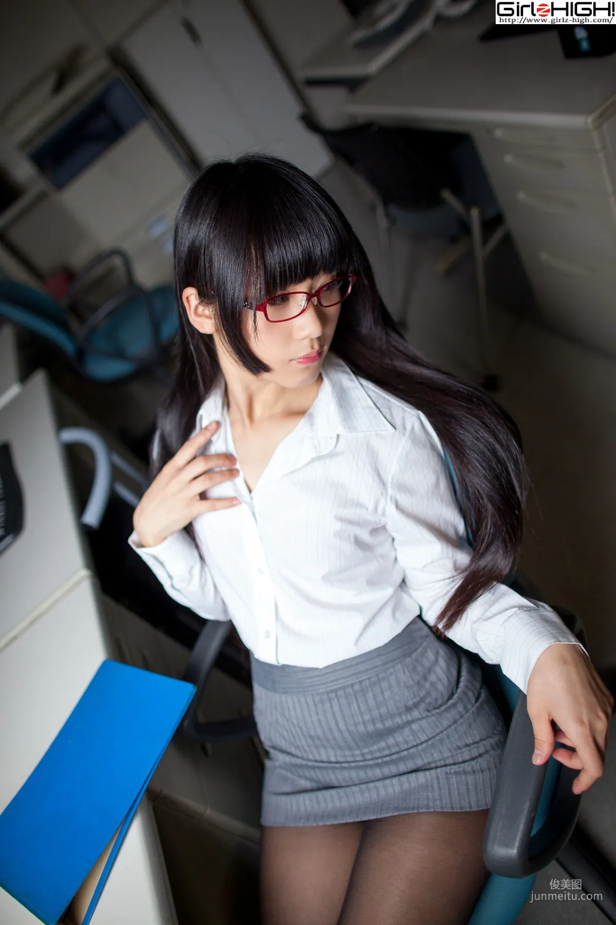 [Girlz-High] Eri Kitami, Black Stockings Temptation - buno_027_001 Photo Set photo 5