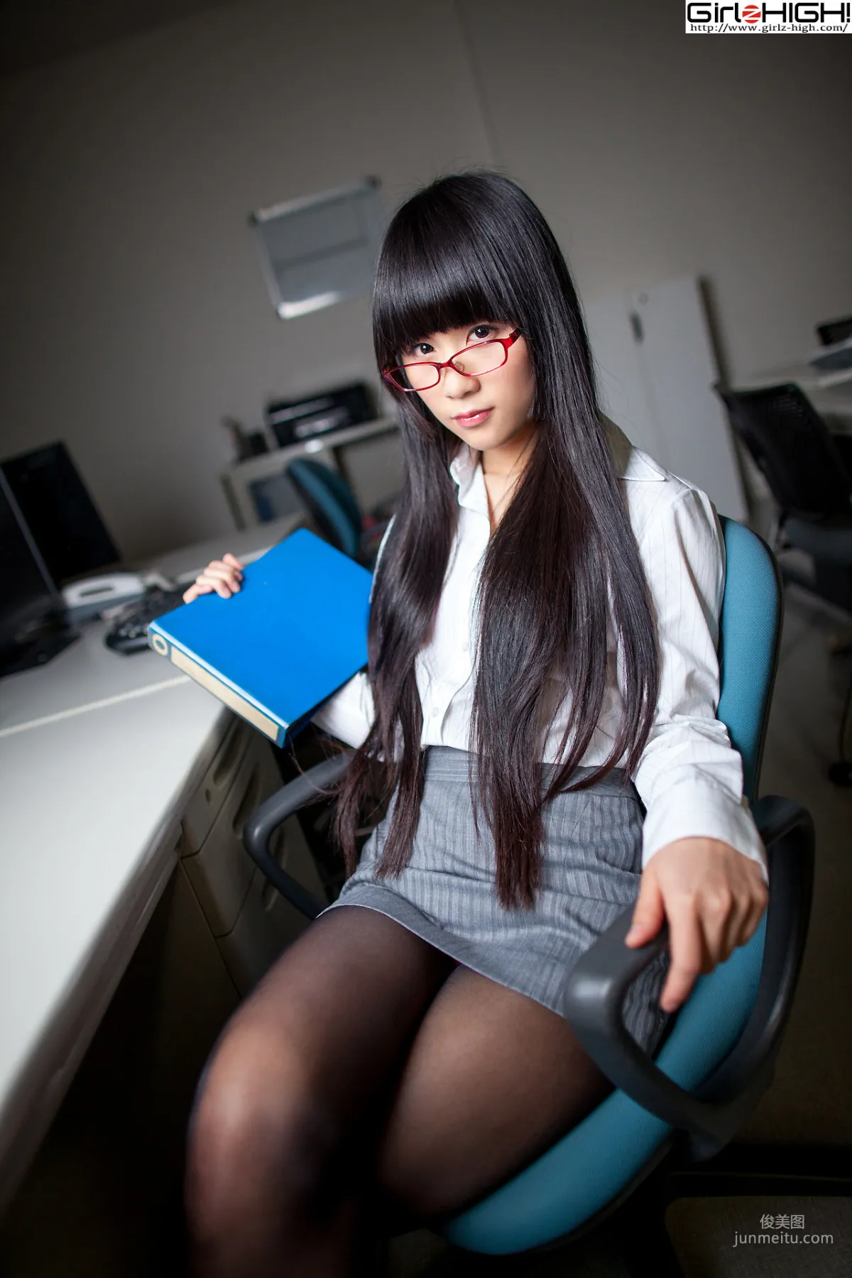 [Girlz-High] Eri Kitami, Black Stockings Temptation - buno_027_001 Photo Set photo 2