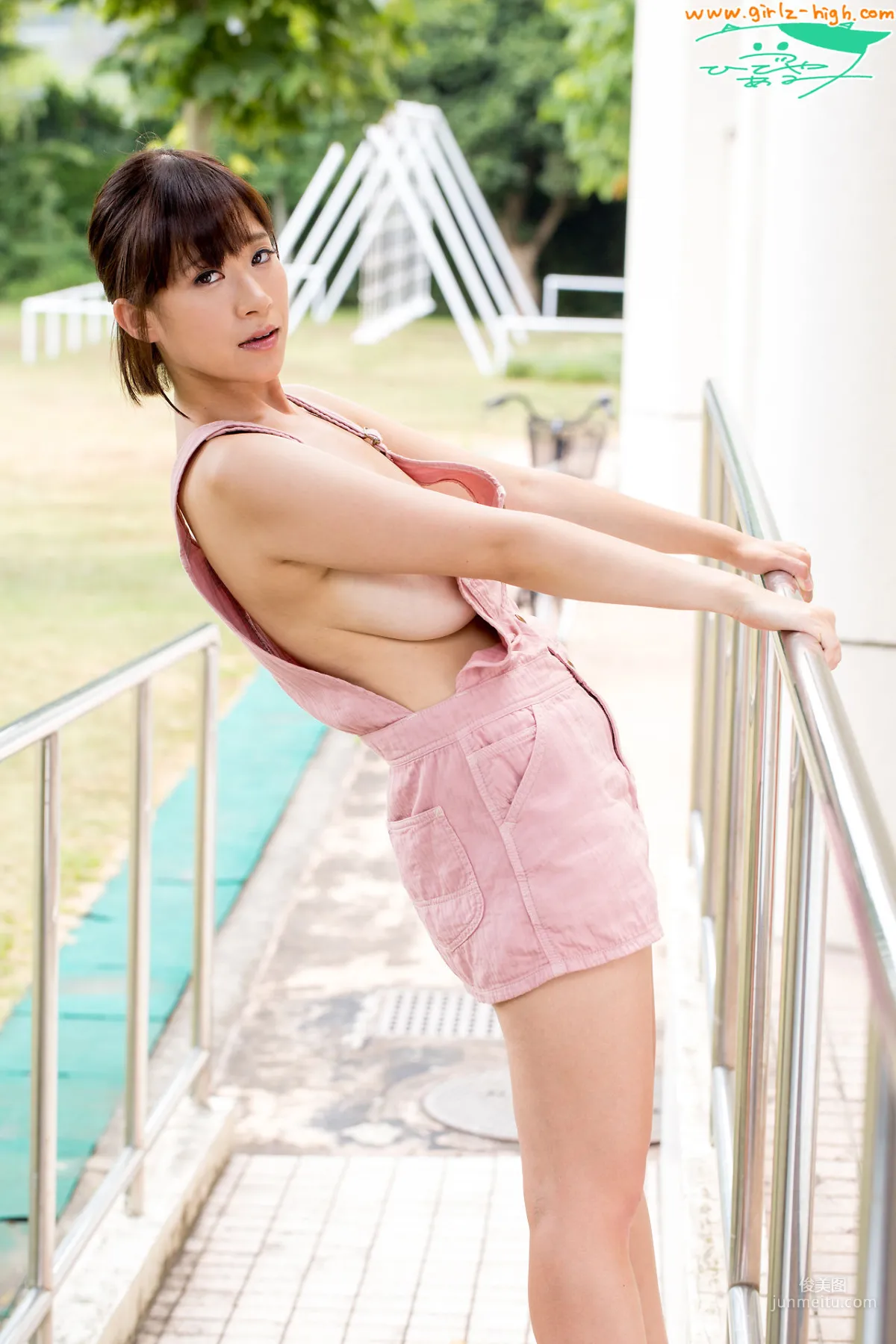 Ami Hibiya《My Underboob Teacher》Salopette [Girlz-High] Photo Set photo 28