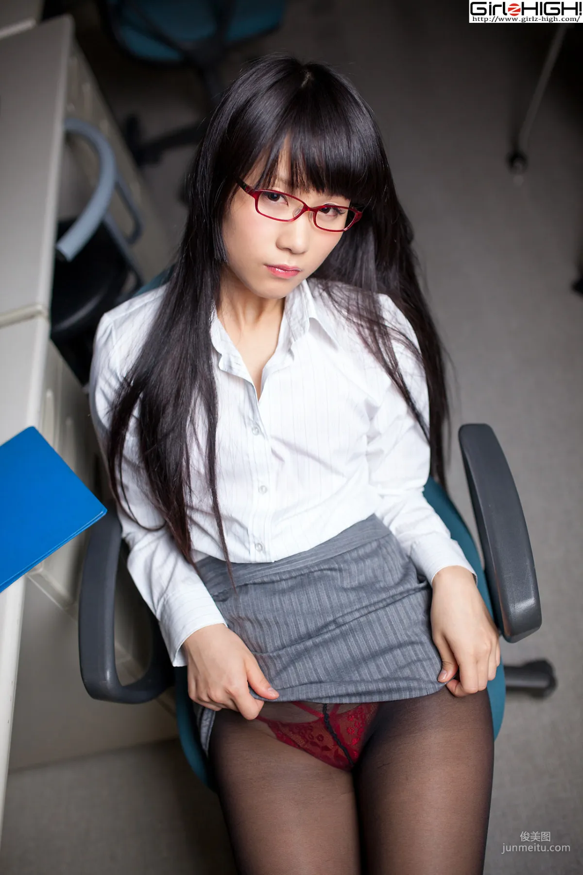 [Girlz-High] Eri Kitami, Black Stockings Temptation - buno_027_001 Photo Set photo 14