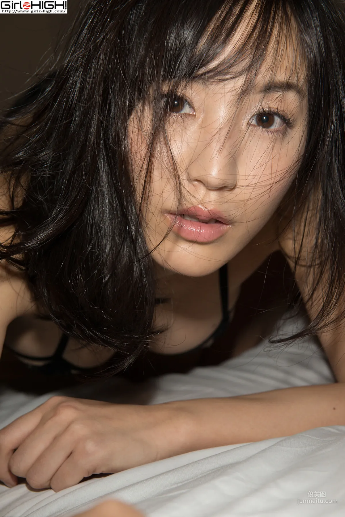 Yuri Hamada《Let's Do Something Naughty》Black Underwear [Girlz-High] Photo Set photo 32
