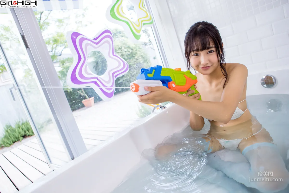 西野花恋《ニーハイコレクション》眼帯ビキニ [Girlz-High] 写真集18