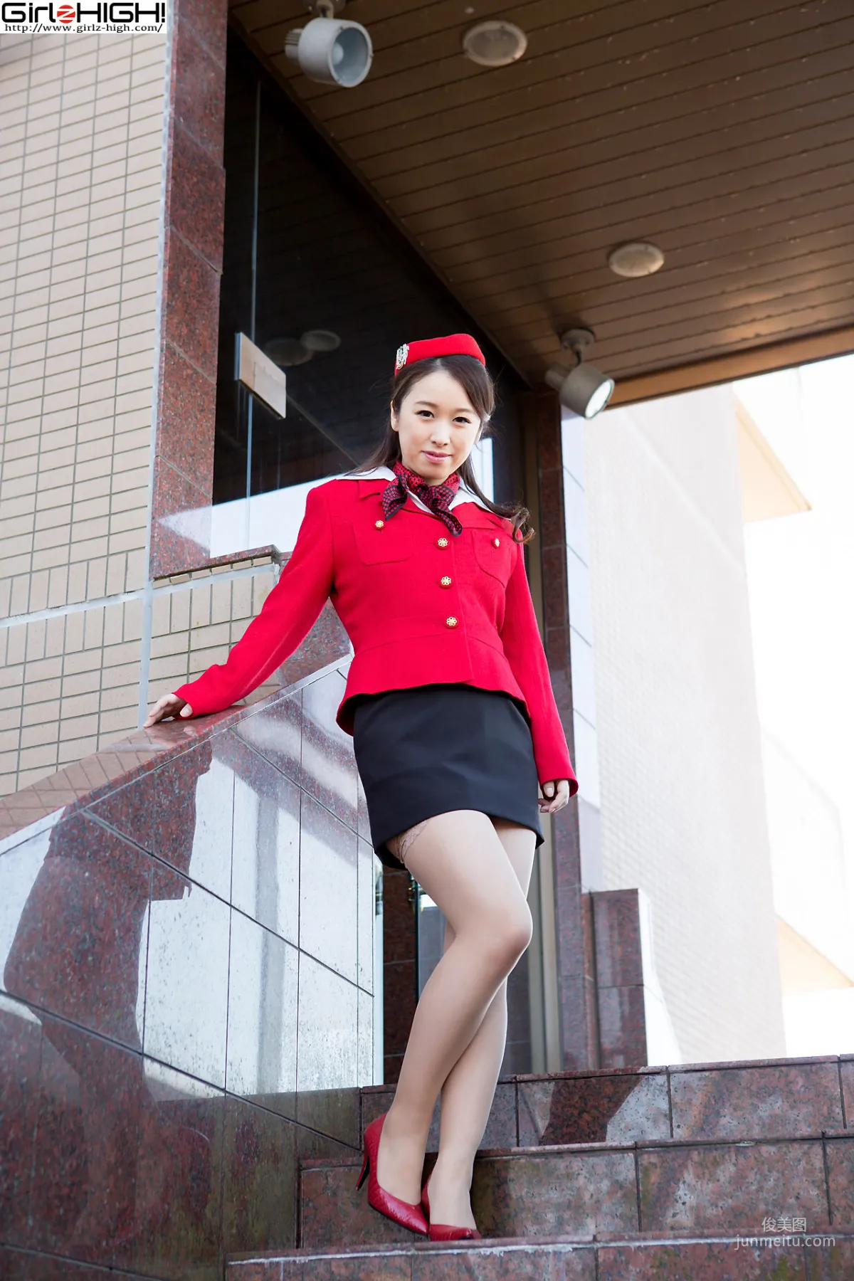 [Girlz-High] 八木沢莉央 - 極品空姐！ - buno_036_003 寫真集 12