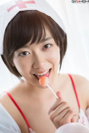 [Girlz-High] 西野小春 - 性感小護士 - bkoh_002_005 寫真集