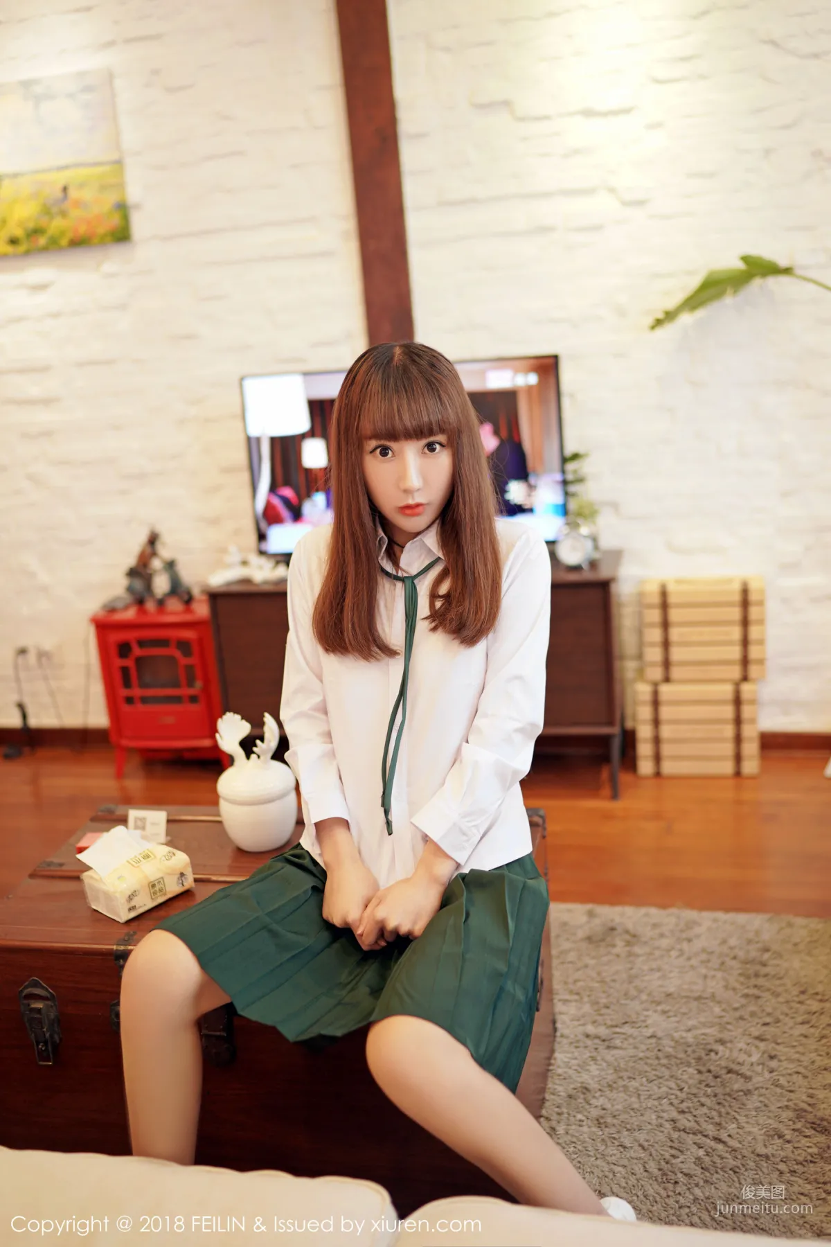 Xia Xiaoxiao Summer, Snow Skin, Small Waist, Beautiful Breasts And Round Perky Curves [FeiLin] VOL.139 Photo Set photo 37