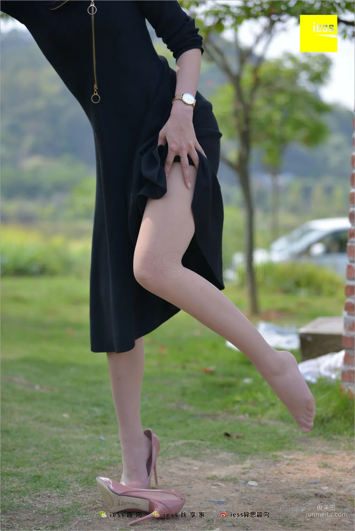 Qiuqiu, Meat Stockings Waltz [IESS] Silk Stockings Bento 239 Photo Set photo 98