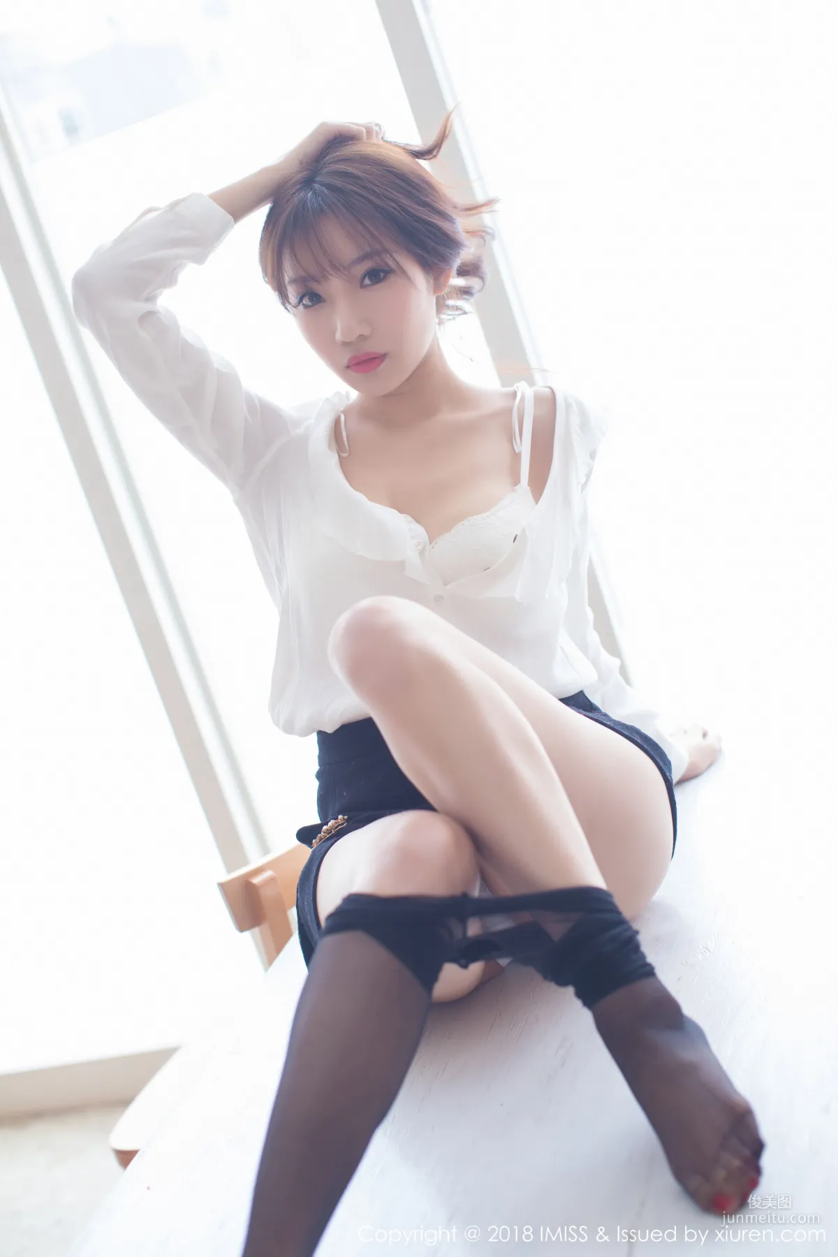 Xiaohuli Sica 'Black Stockings OL Little Secretary' [IMISS] Vol.247 Photo Set photo 28