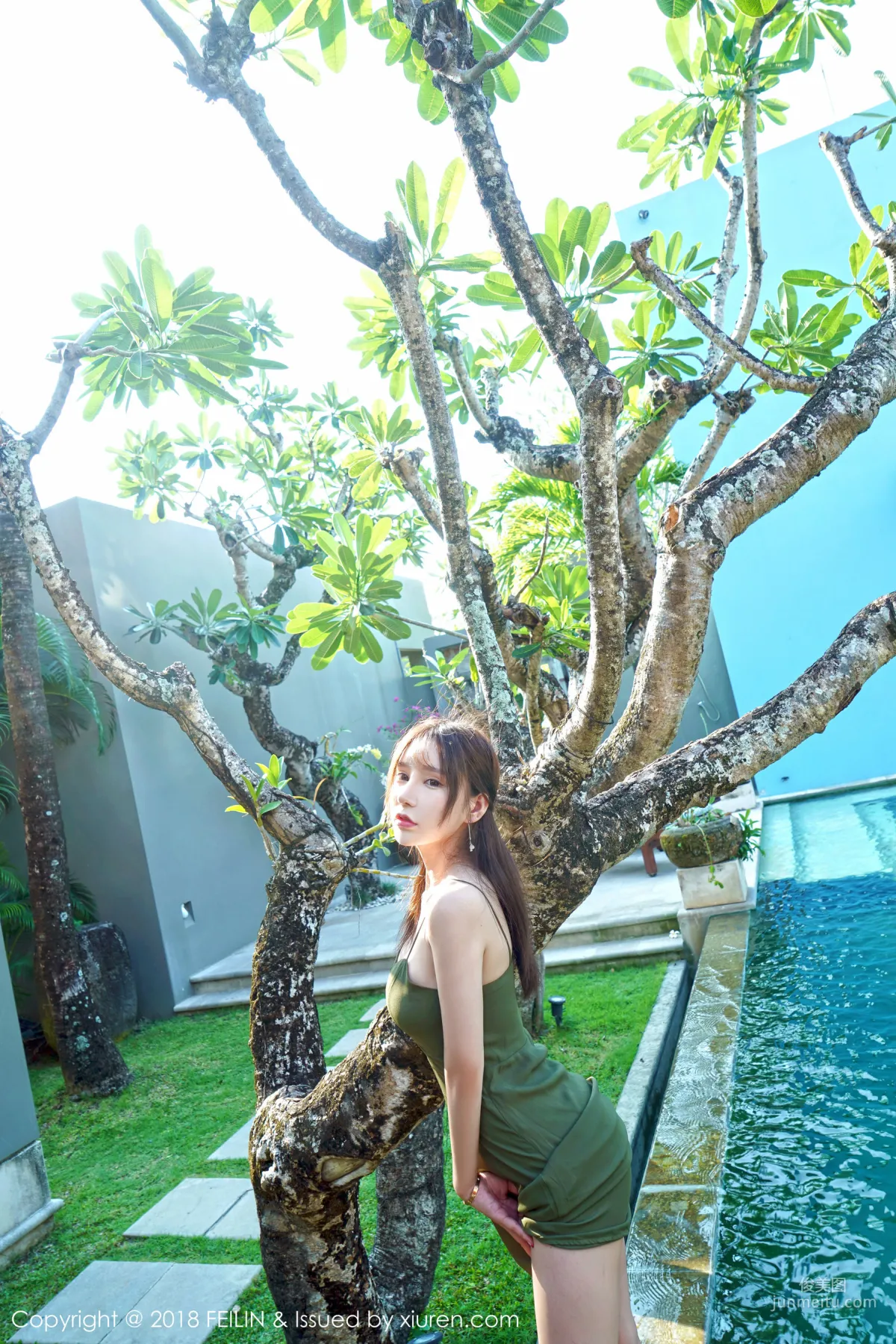 Beauty Host @Zhou Yuxi, Seaside Fresh Series [FeiLin] VOL.144 Photo Set photo 7