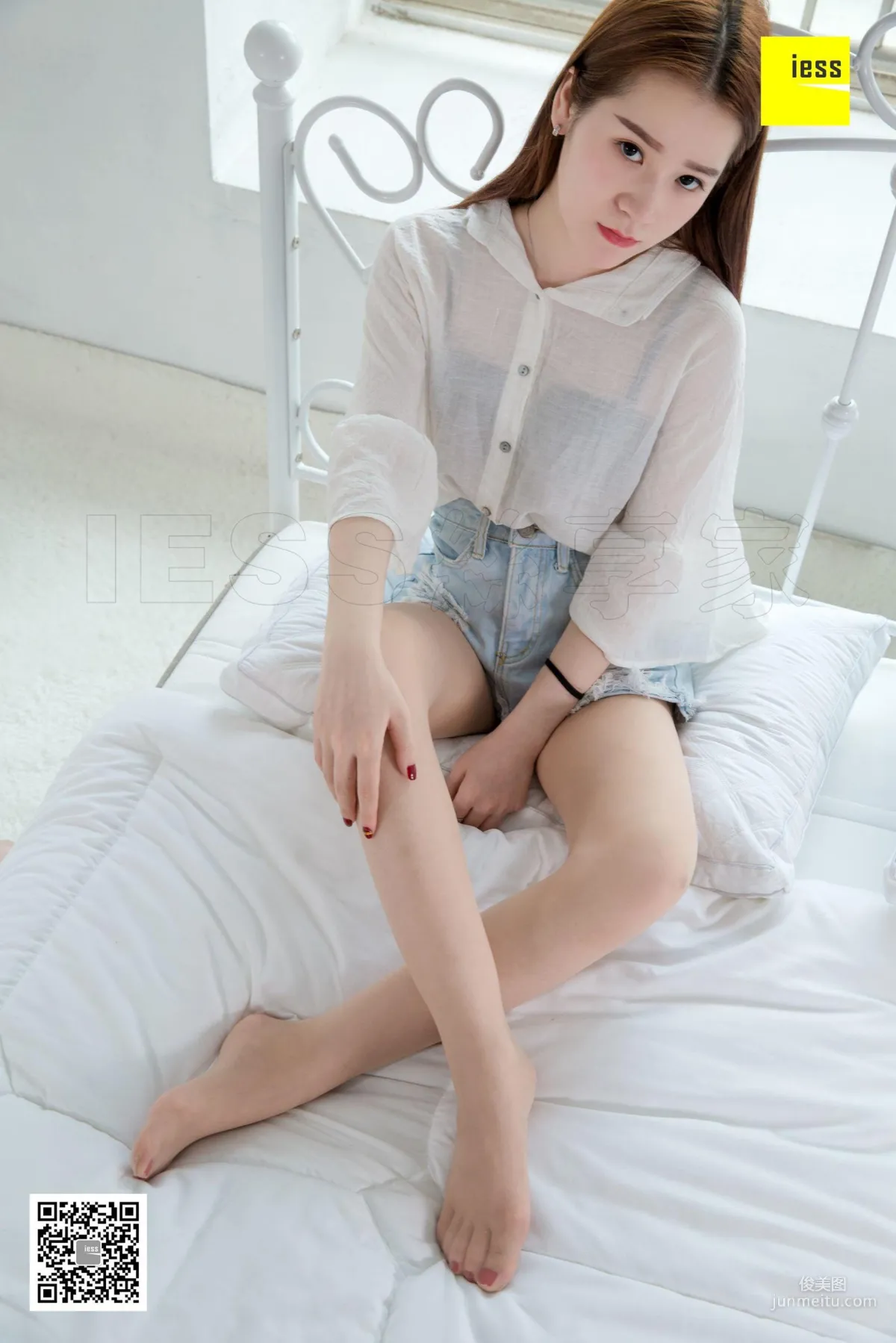 Ming Lijie, Foot Model Template Ming Lijie [IESS] Silk Enjoyer 254 Photo Set photo 88