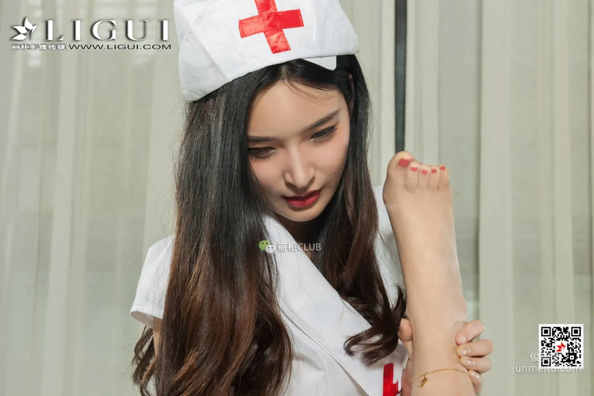 腿模雪糕&筱筱《護士急救》 [麗櫃LIGUI] 網絡麗人 寫真集 28