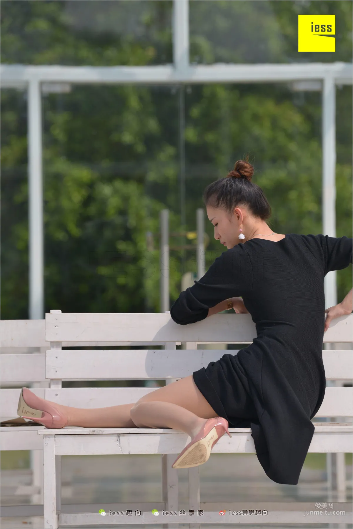 Qiuqiu, Meat Stockings Waltz [IESS] Silk Stockings Bento 239 Photo Set photo 48