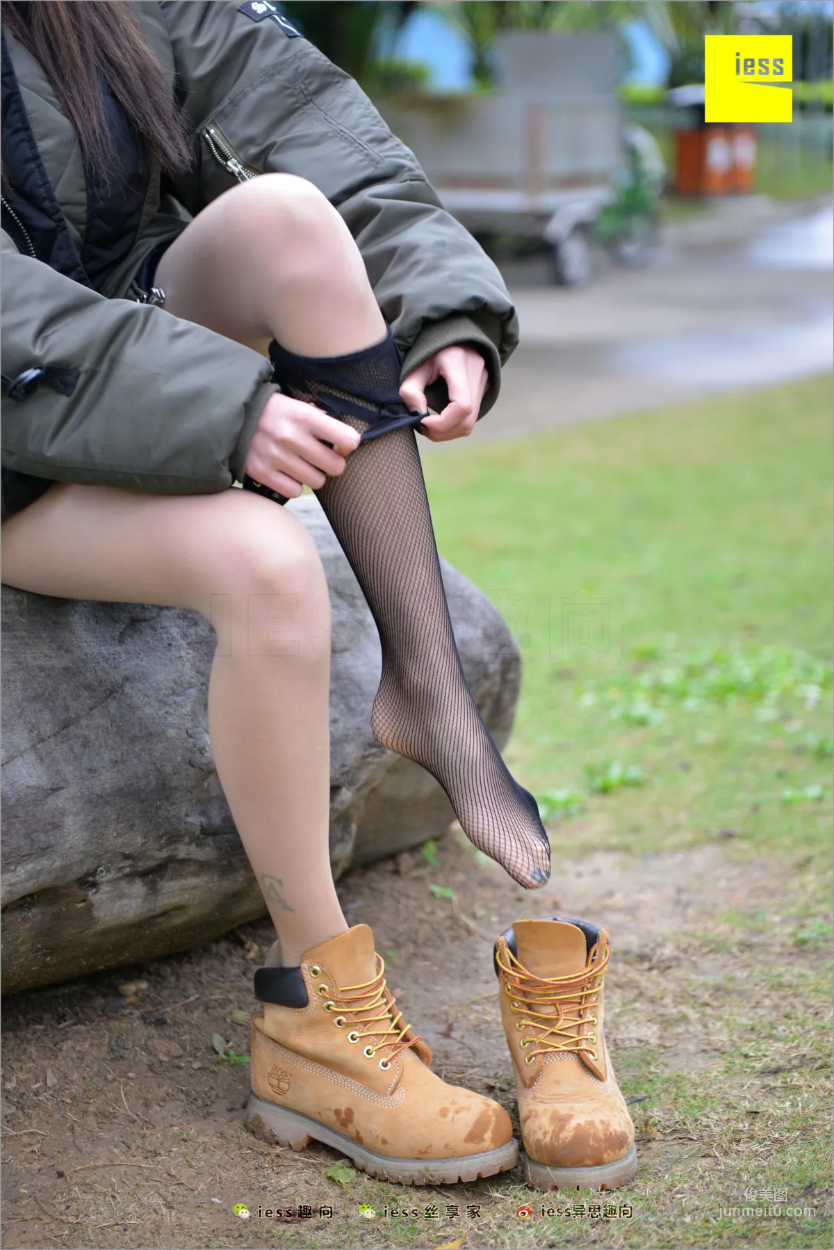 Xiao Xiao The Wrong Path Fishnet Stockings [IESS] Stockings Feet Bento 233 Photo Set photo 86