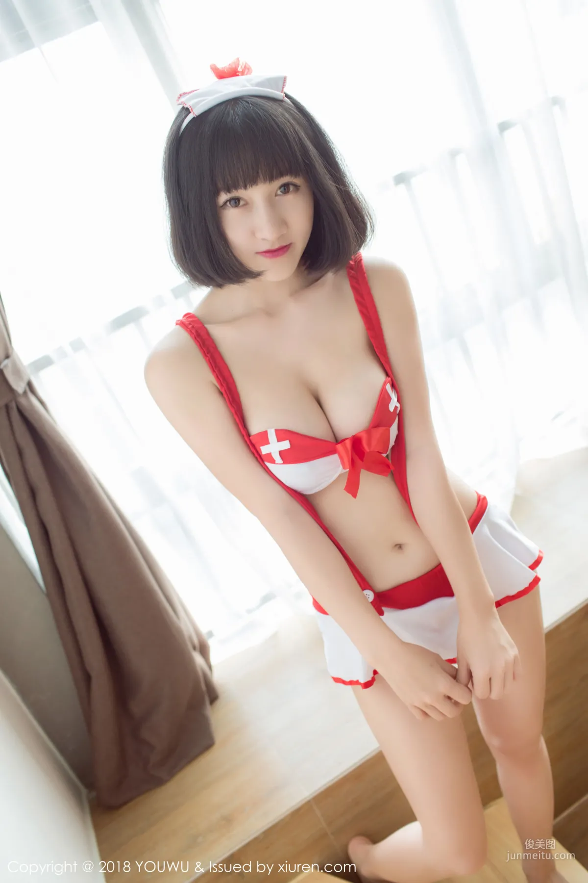 Xiao Tange Nurse Uniform [YouWu] VOL.098 Photo Set photo 9