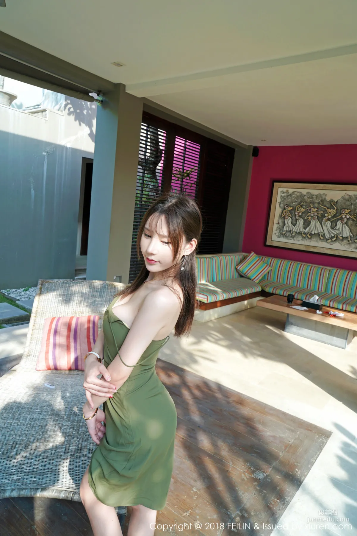 Beauty Host @Zhou Yuxi, Seaside Fresh Series [FeiLin] VOL.144 Photo Set photo 11