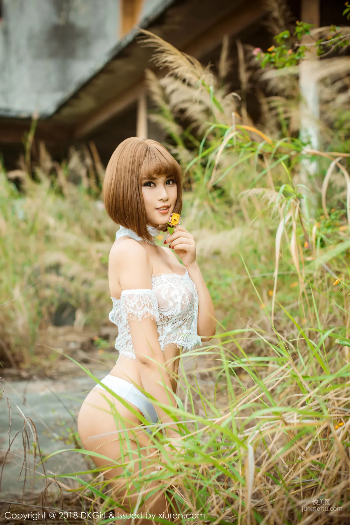 Meng Baoer BoA Youthful Pure Beauty and Wilderness Seaside Outdoor Exposure [DKGirl] Vol.074 Photo Set photo 2