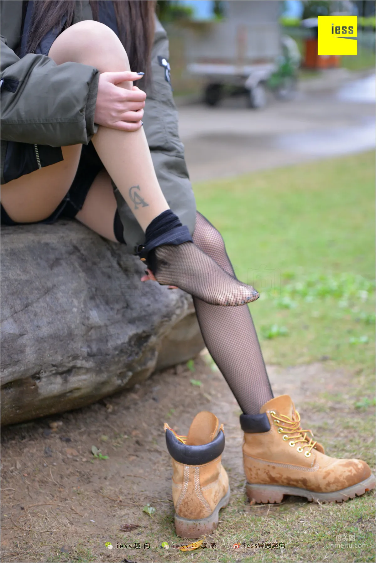 Xiao Xiao The Wrong Path Fishnet Stockings [IESS] Stockings Feet Bento 233 Photo Set photo 82