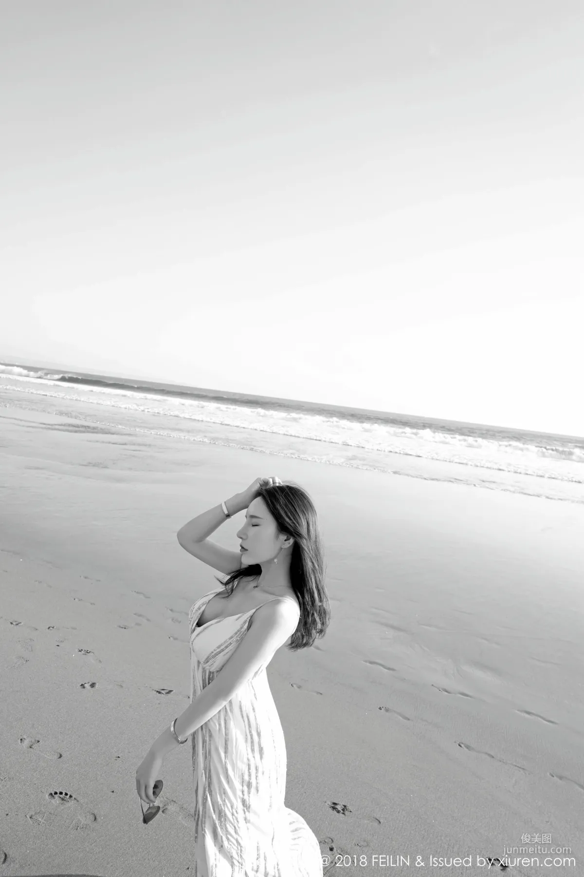 Beauty Host @Zhou Yuxi, Seaside Fresh Series [FeiLin] VOL.144 Photo Set photo 39