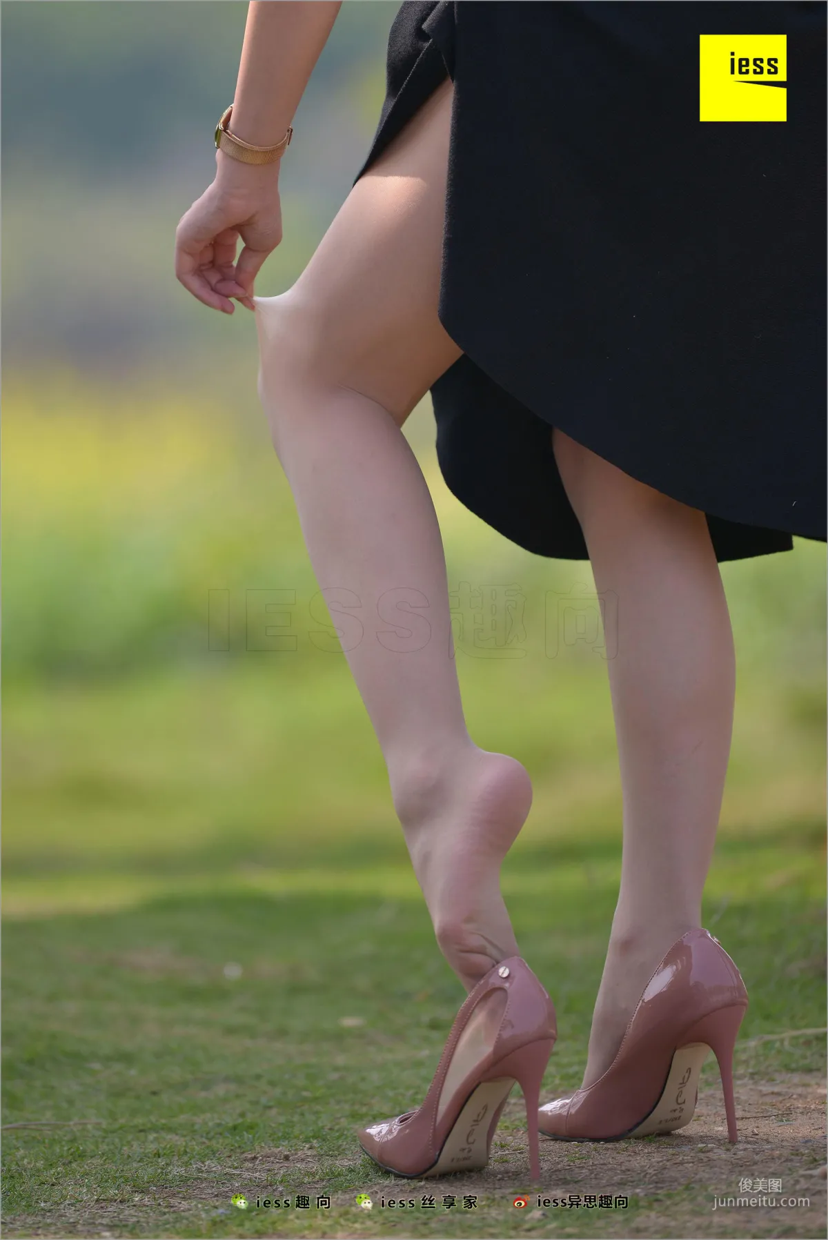 Qiuqiu, Meat Stockings Waltz [IESS] Silk Stockings Bento 239 Photo Set photo 83