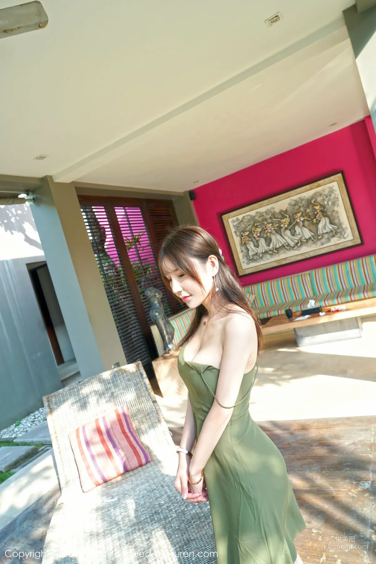 Beauty Host @Zhou Yuxi, Seaside Fresh Series [FeiLin] VOL.144 Photo Set photo 9