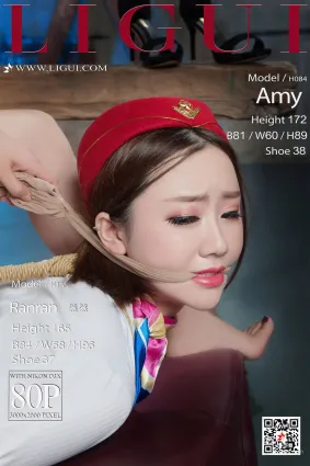 腿模Amy&腿模然然《空姐絲襪美束》 [麗櫃LIGUI] 網絡麗人 寫真集