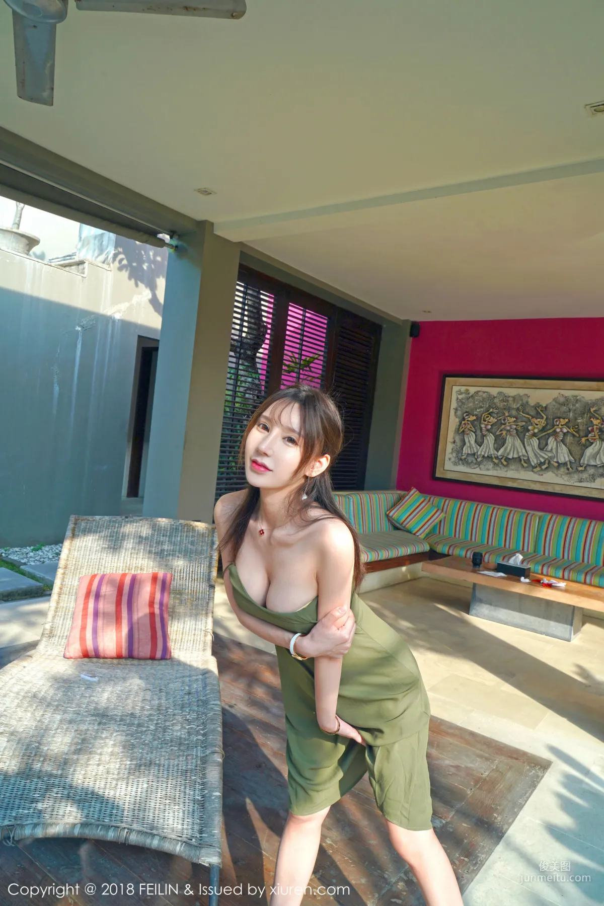 Beauty Host @Zhou Yuxi, Seaside Fresh Series [FeiLin] VOL.144 Photo Set photo 12
